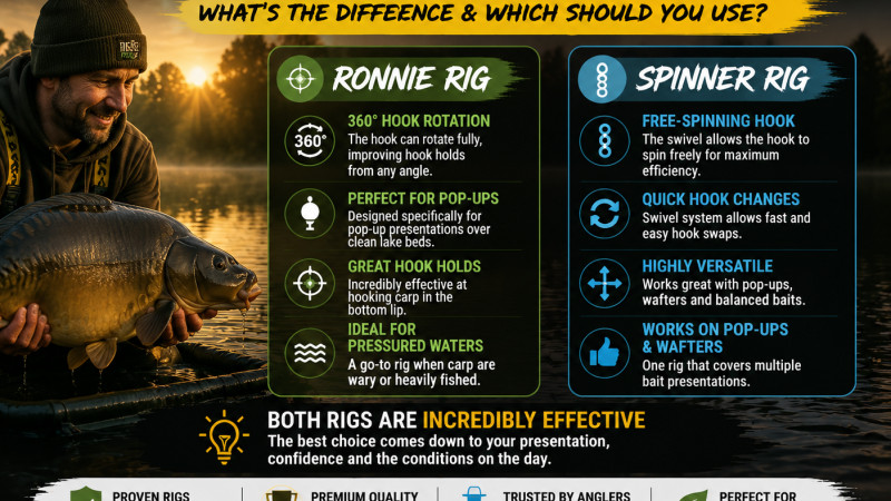 Ronnie Rig vs Spinner Rig – What’s the Difference & Which Should You Use?