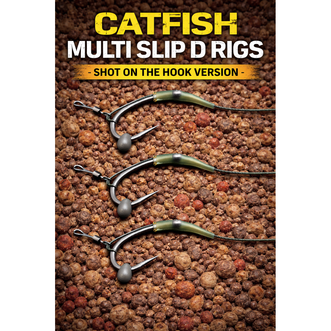 Catfish Rugs Shot On The Hook Catfish Multi Slip D Rig | Ready made Catfish Rigs
