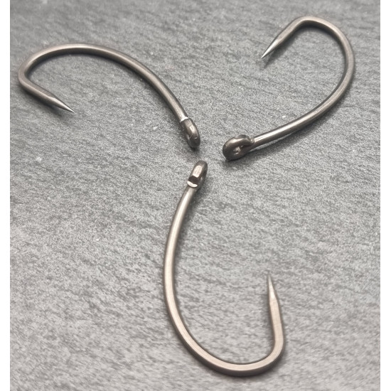 Ricks Rigz Curve Shank Barbless Carp Hooks