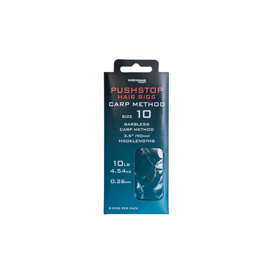 Drennan Method Pushstop Hair Rigs - Hooks to Nylon