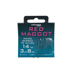 Drennan Red Maggot Hooks to Nylon Drennan Red Maggot Hooks to Nylon