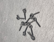 Metal Bait Screws With Oval Ring