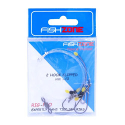 Fishzone 2 Hook Clipped Rig size 1/0 Fishzone 2 Hook Clipped Rig size 1/0