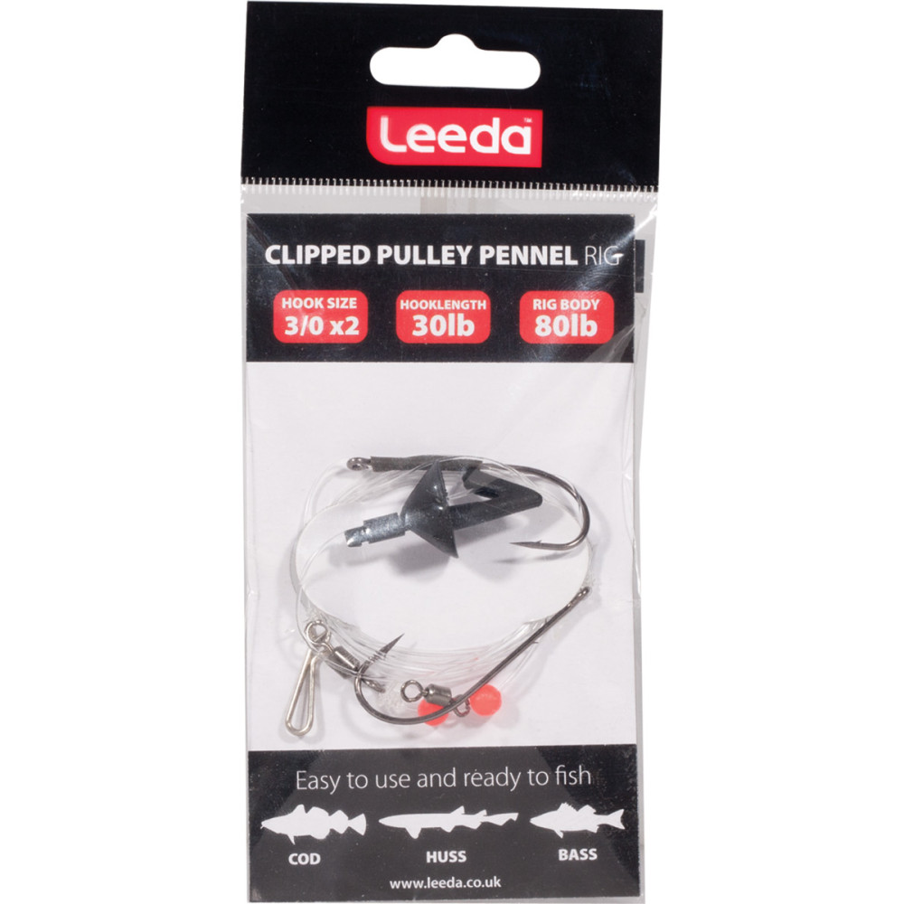 Leeda Clipped Pulley Pennel Rig | Fishing Rigs from Ricks Rigz Folkestone