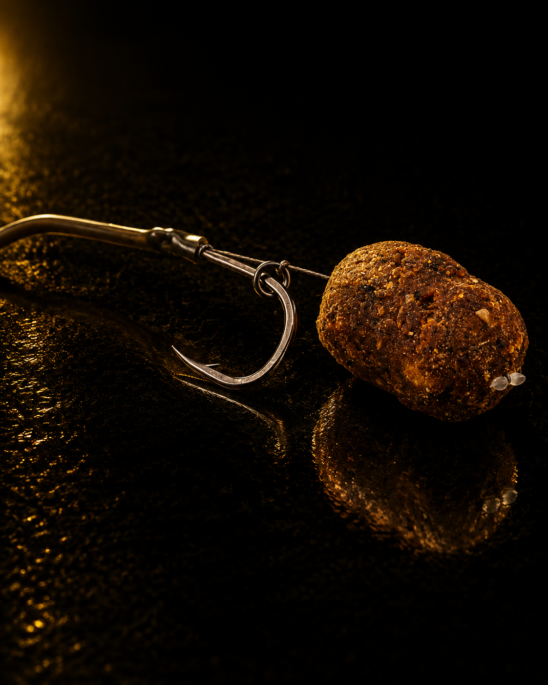 Ready made carp rigs for bottom baits with premium hook presentation and hand tied carp fishing components