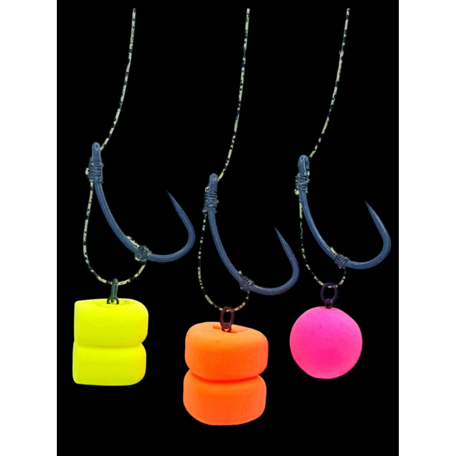 Ready Made Fluorocarbon D Rigs for Carp Fishing