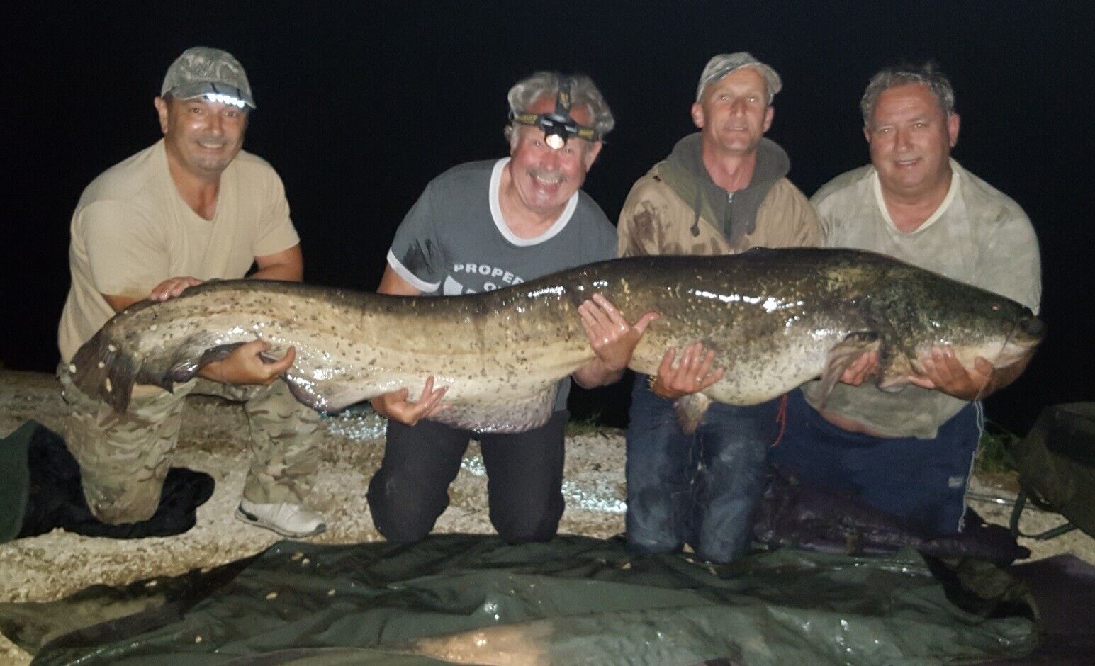 136lb Catfish caught by Unknown using Fluorocarbon D Rig at France