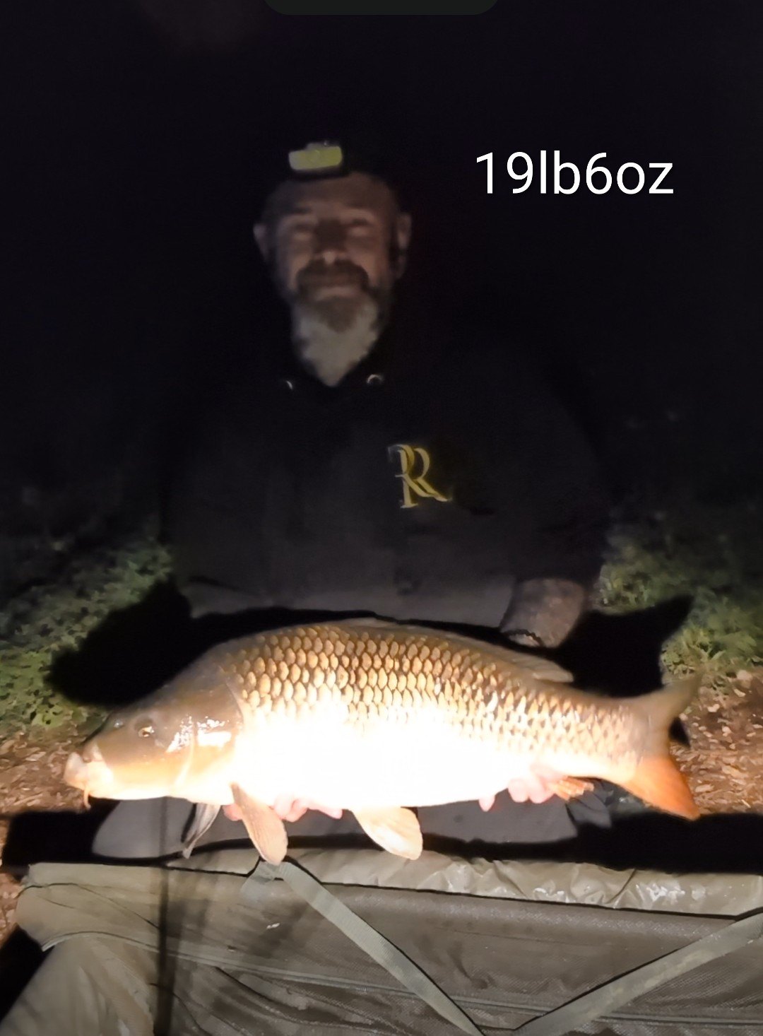 19lb6oz Carp caught by Dave Rees using Ricks Rigz Custom Rig