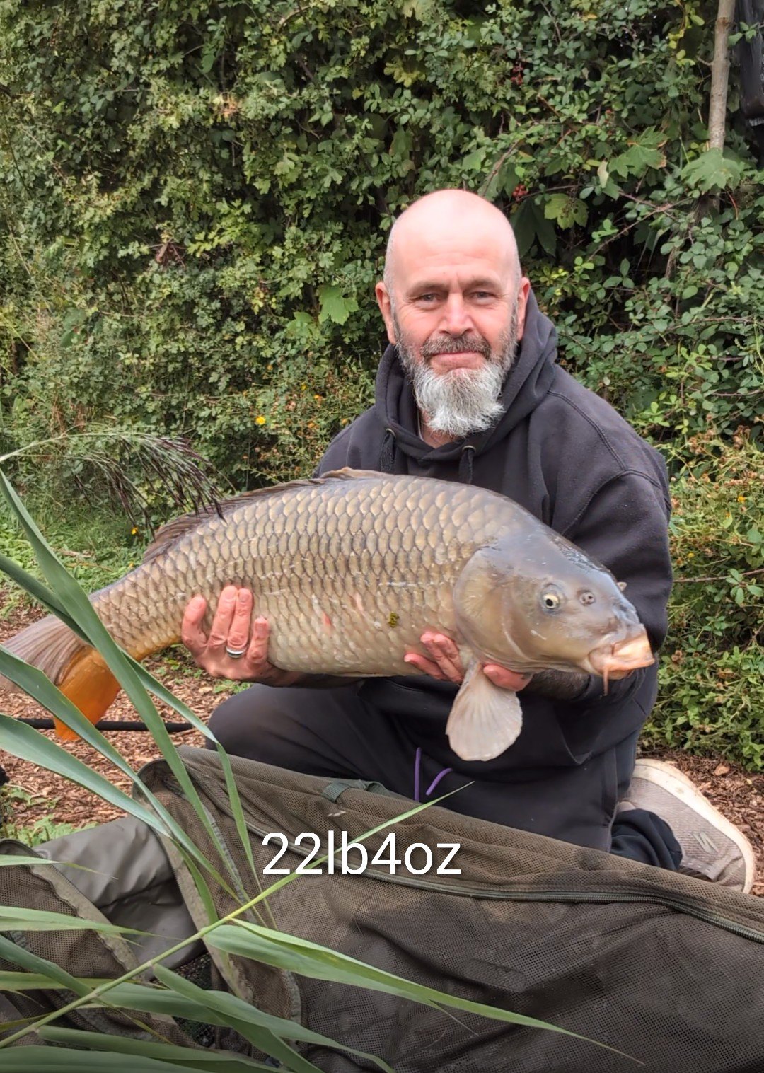 22lb4oz Carp caught by Dave Rees using Ricks Rigz Custom Rig