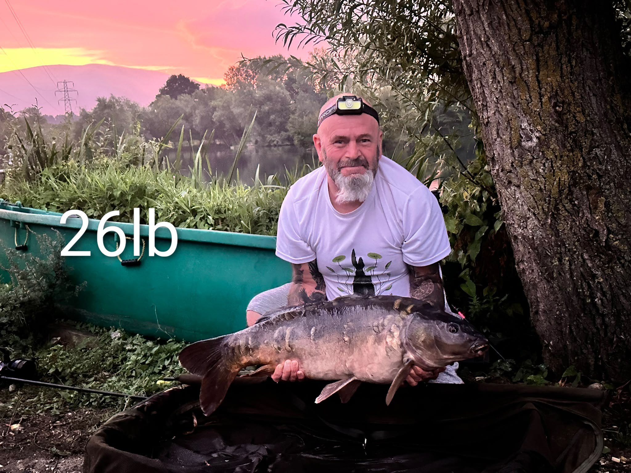 26lb Carp caught by Dave Rees using Ricks Rigz Custom Rig