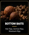 Bottom bait carp rigs